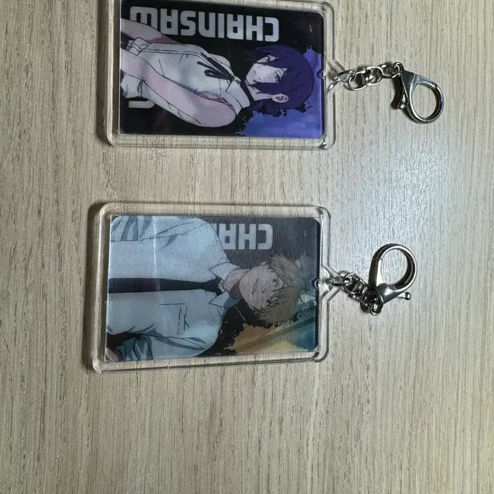 [BUNJANG] Chainsaw Man Lenticular Card with Acrylic Keyring Case / 체인소맨 렌티큘러 카드