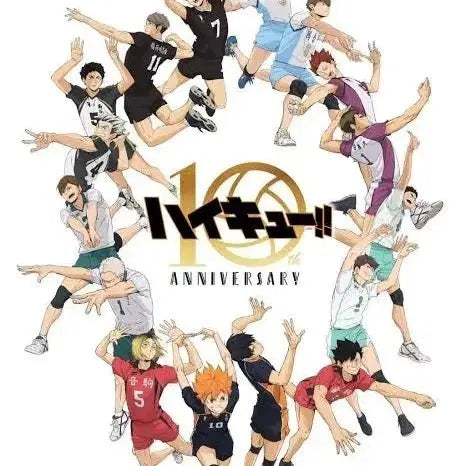 [BUNJANG] Haikyuu!! 10th Anniversary A2 Poster (SMG Production, Hino) / 하이큐 10주년 a2 포스터 smg hino