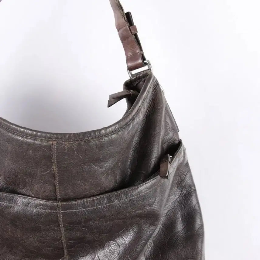 [BUNJANG] Coach Real Leather Shoulder Bag Brown / Coach 코치 리얼레더 숄더백 브라운
