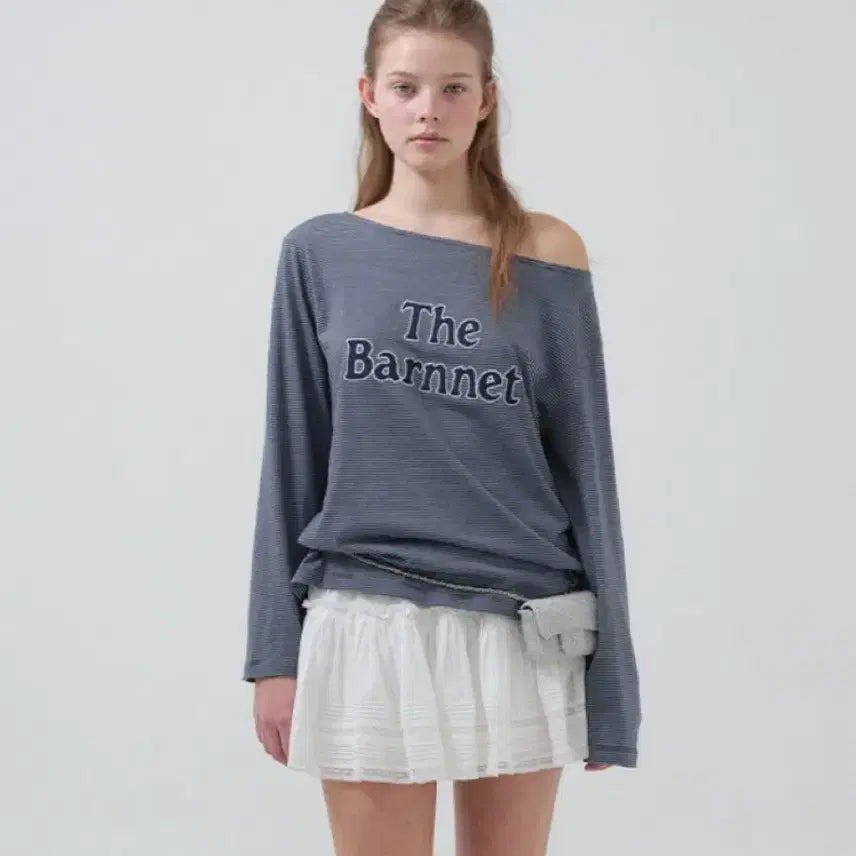 [BUNJANG] The Barnet Talat Boat Neck Stripe T-Shirt / 더바넷 Talat Boat Neck Stripe T-Shirt