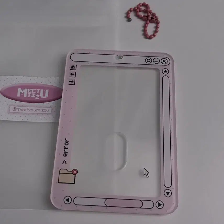 [BUNJANG] Mitsunim Error Acrylic Photocard Holder Toploader / 미쯔님 에러 Error 아크릴 포카홀더 탑로더