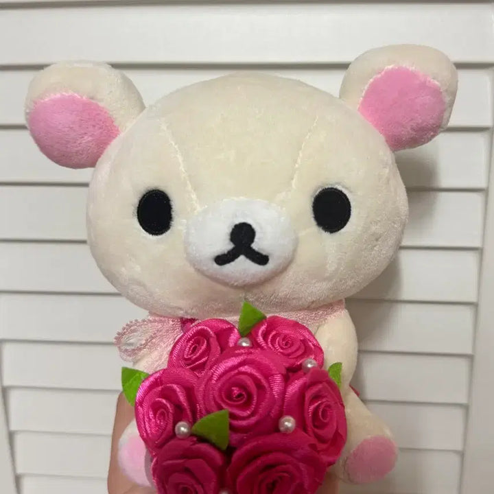 [BUNJANG] Rilakkuma Store Korilakkuma Flower Bouquet Plush / 리락쿠마 스토어 코리락쿠마 꽃다발 인형