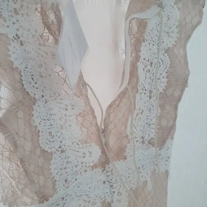 [BUNJANG] Lace Mini Dress / 새상품 레이스 미니원피스