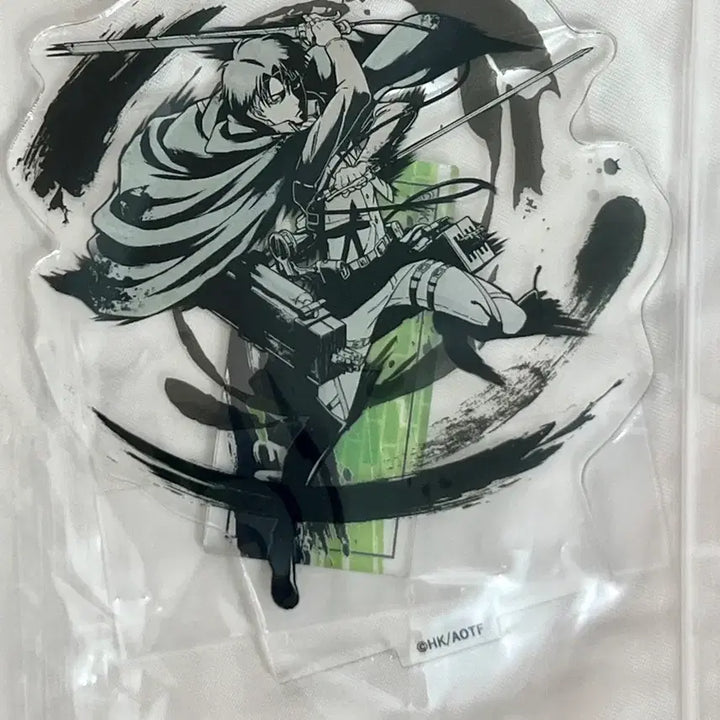 [BUNJANG] Attack on Titan Levi Sumi-e Style Acrylic Stand Set (2 Types) / 진격의 거인 리바이 수묵풍 아크릴 스탠드 2종 세트