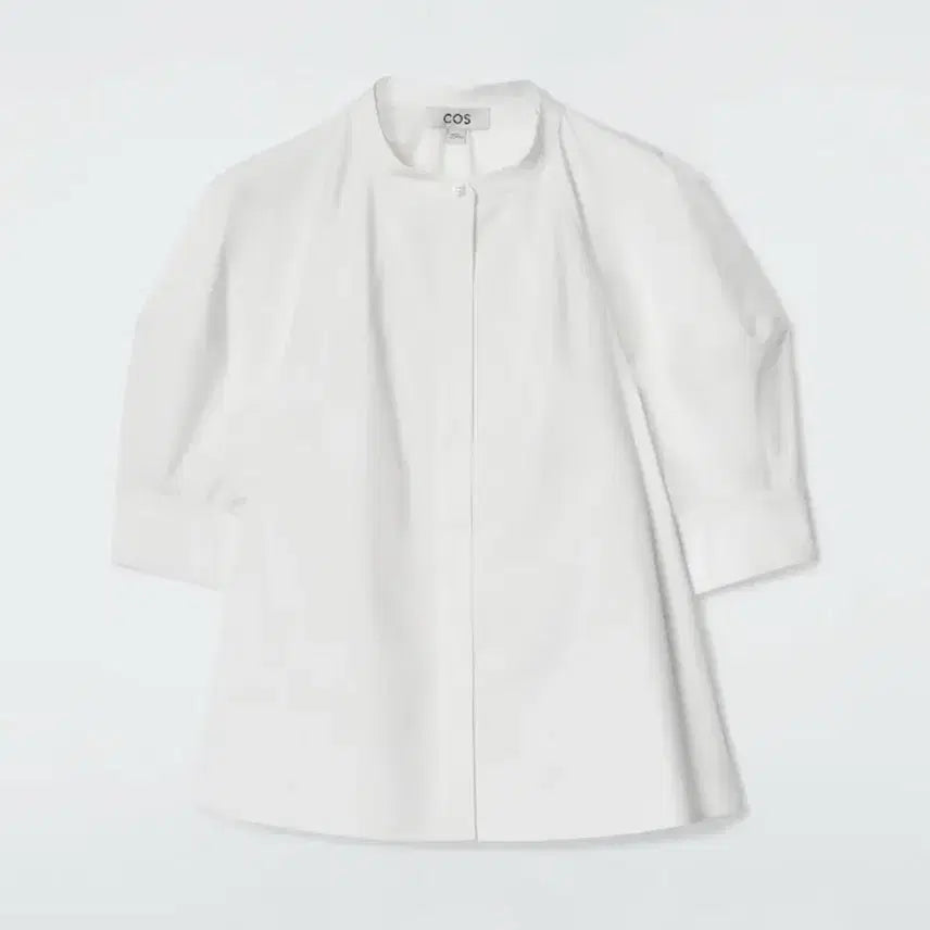 [BUNJANG] COS Puff Sleeve Blouse White / cos 퍼프 슬리브 블라우스 화이트