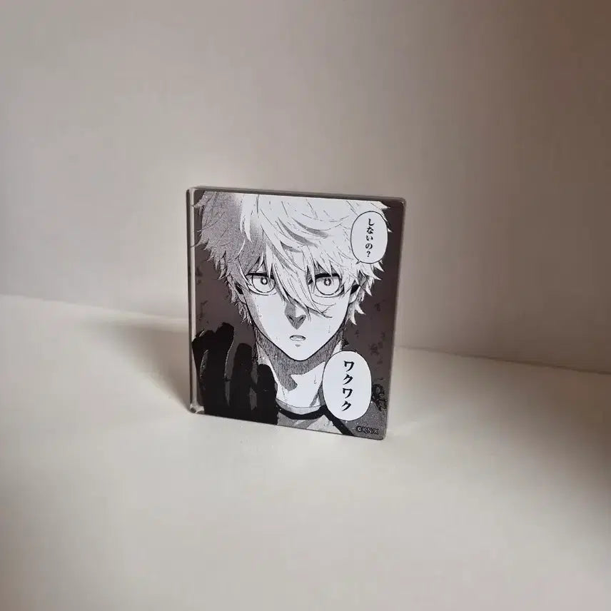 [BUNJANG] Blue Lock Nagi Seishiro Original Art Acrylic Block / (+덤)블루록 나기 세이시로 원화 아크릴 블럭 굿즈