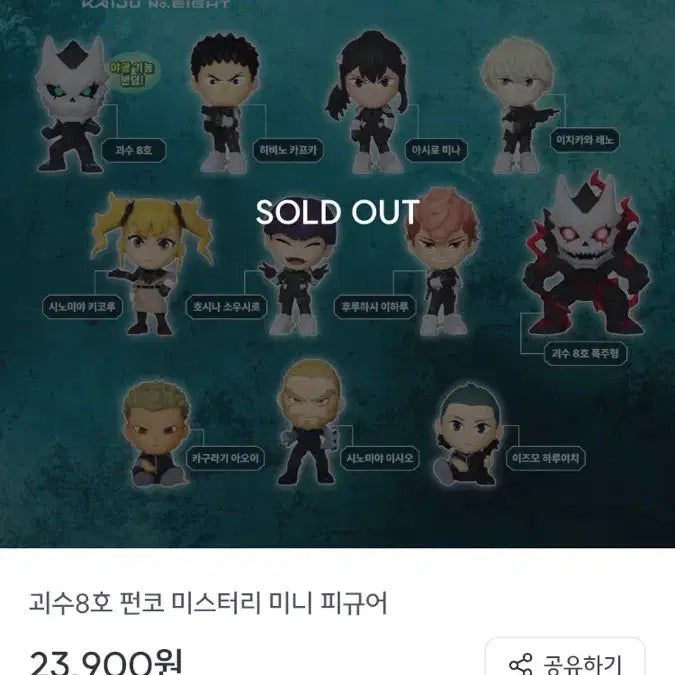[BUNJANG] Kaiju No. 8 Funko Mystery Mini Hoshina Figure / 괴수8호 펀코 미스터리 미니 피규어 호시나