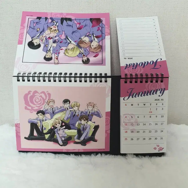[BUNJANG] Ouran High School Host Club MoeKu Pop-Up Cafe Calendar / 오란고교사교클럽 모애쿠 팝업 카페 굿즈-캘린더 달력