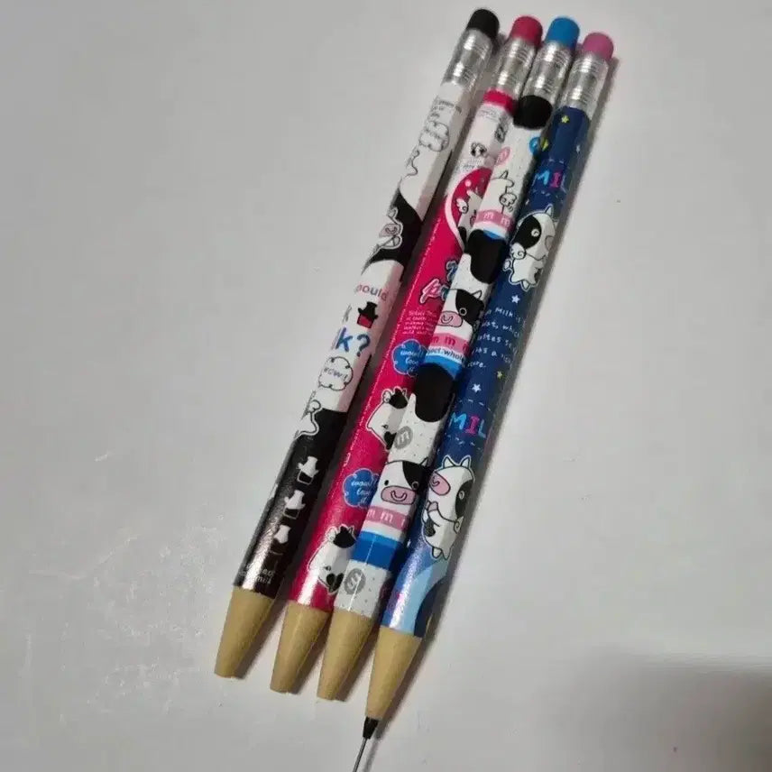 [BUNJANG] Milk Ballpoint Pen Set / 4개)밀크 샤프 세트