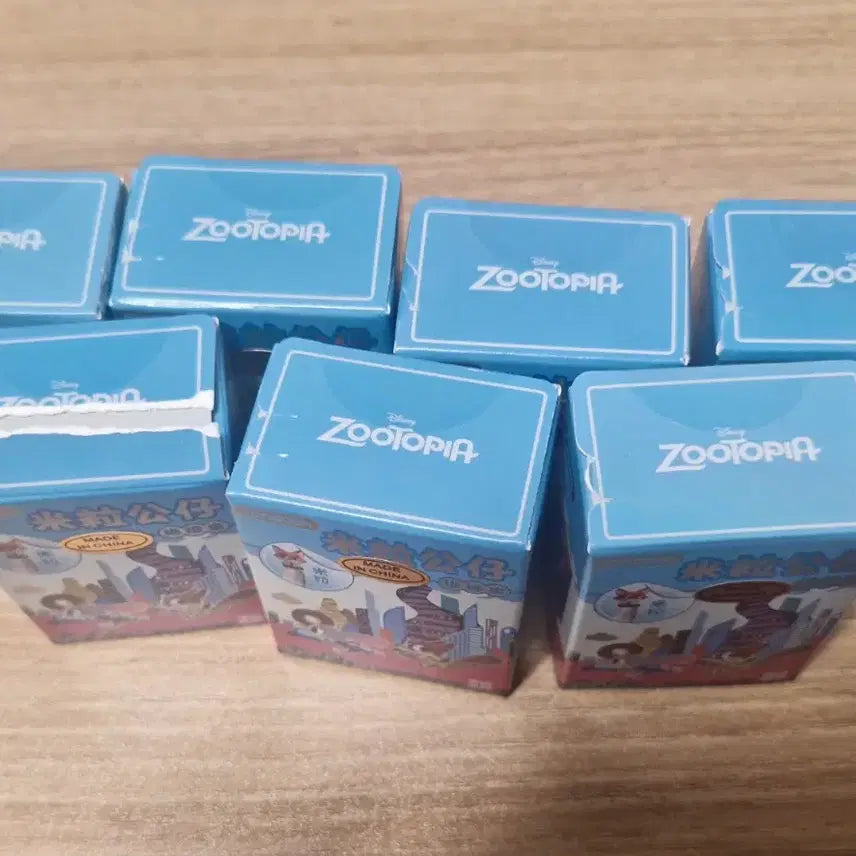 [BUNJANG] Zootopia Rice Ball Figure Bundle Set / 주토피아 랜덤 쌀알 피규어 7개 일괄