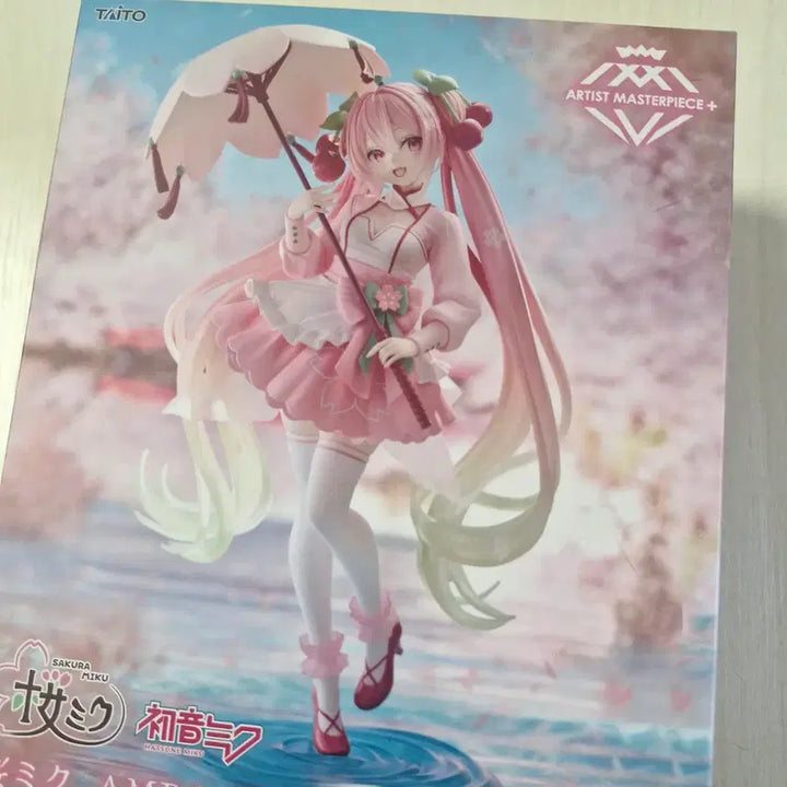 [BUNJANG] AMP+ Sakura Miku Cherry Blossom Dress Figure (Sealed) / 미개봉 사쿠라 미쿠 벚꽃 드레스 AMP+ 피규어