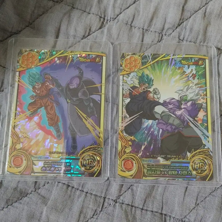 [BUNJANG] Dragon Ball Super Collectible Card HR Set (3 Cards) / 128 129 드래곤볼 슈퍼 콜렉트 카드 HR 2장 서비스 드림