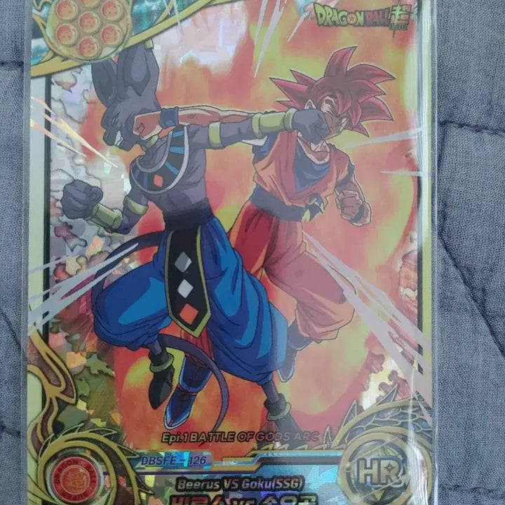 [BUNJANG] Dragon Ball Super Collectible Card HR Set (3 Cards) / 126 128 129 드래곤볼 슈퍼 콜렉트 카드 HR 3장 서비스 드림