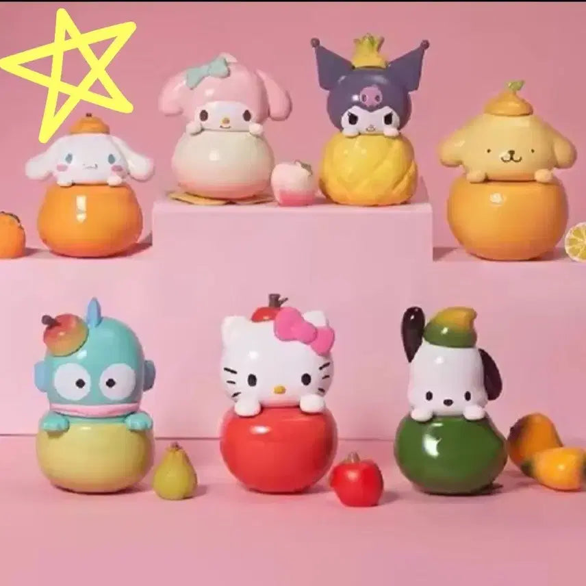 [BUNJANG] Sanrio Cinnamoroll Gacha Bundle (Ballet Ribbon, Fruits Pop) / 산리오 시나모롤 가챠(발레리본,후르츠팝)일괄