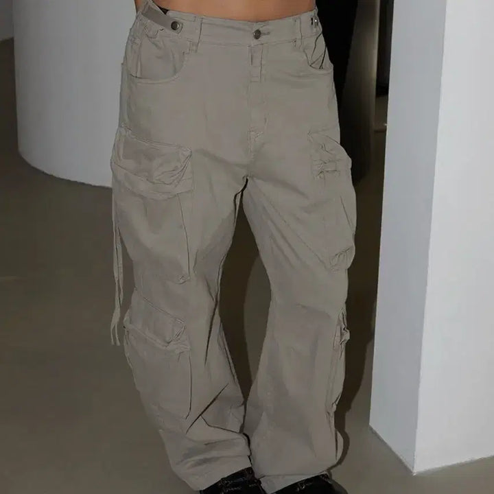 [BUNJANG] Martin Multi Cargo Dyed Cotton Pants / 마틴 멀티 카고 다이드 코튼 팬츠
