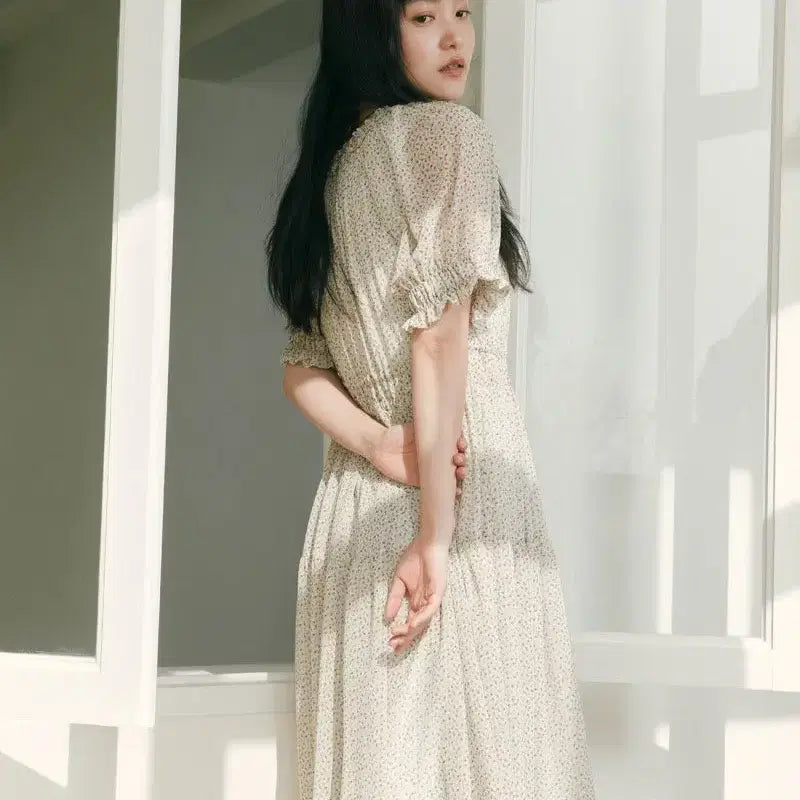 [BUNJANG] Thursday Island Floral Pattern Long Dress / 써스데이아일랜드 롱원피스 새제품급 s (55~66)