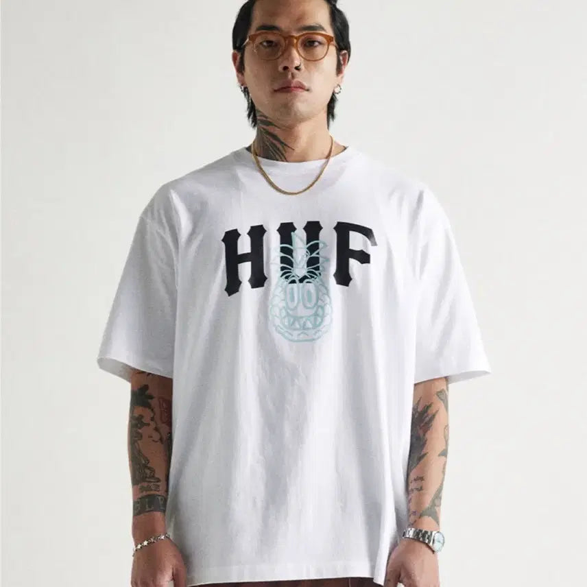 [BUNJANG] HUF Ready Pinnacle T-Shirt Black / [L] 허프 레디 피나클 티셔츠 블랙