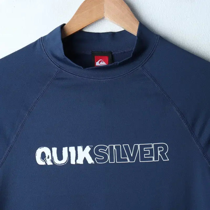 [BUNJANG] Quiksilver Short Sleeve T-Shirt Rash Guard / (L) 퀵실버 반팔 티셔츠 래쉬가드 기능성 블루 스윔-7E9F