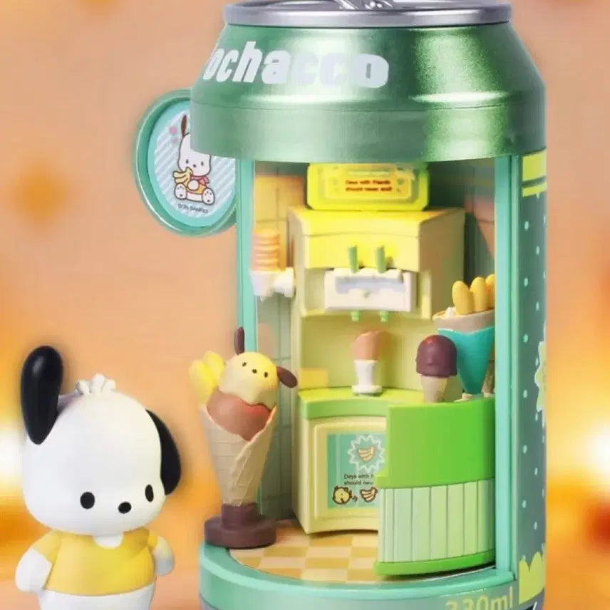 [BUNJANG] Pochacco LED Can &amp; Carrier Figure Bundle Set / 캔 LED 포차코, 캐리어 포차코 일괄