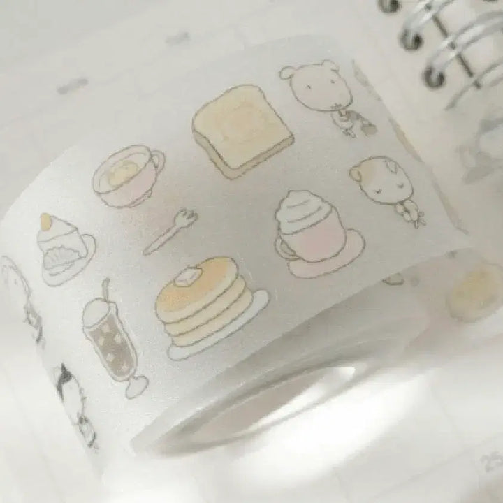 [BUNJANG] Wui Cafe Kiss Cut Matting Tape / (재고1)우이 카페 키스컷띵 마테띵