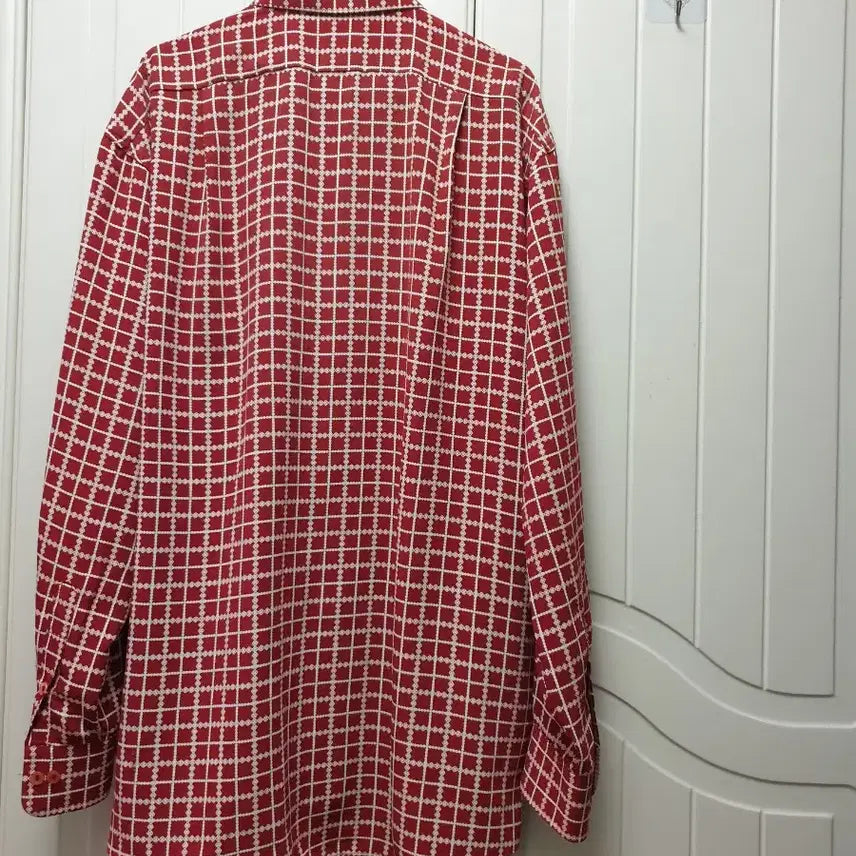 [BUNJANG] FREYA Check Pattern Long Sleeve Shirt / 프레야 체크 남방 셔츠