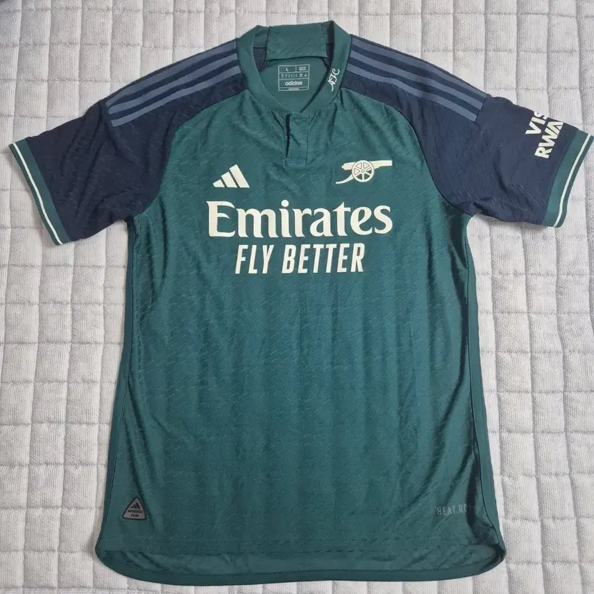 [BUNJANG] Arsenal 23-24 Third Authentic Jersey (Intl. L) - Genuine IN1603 / 아스날 23-24 써드 어센틱 (해외L) 유니폼 정품 IN1603