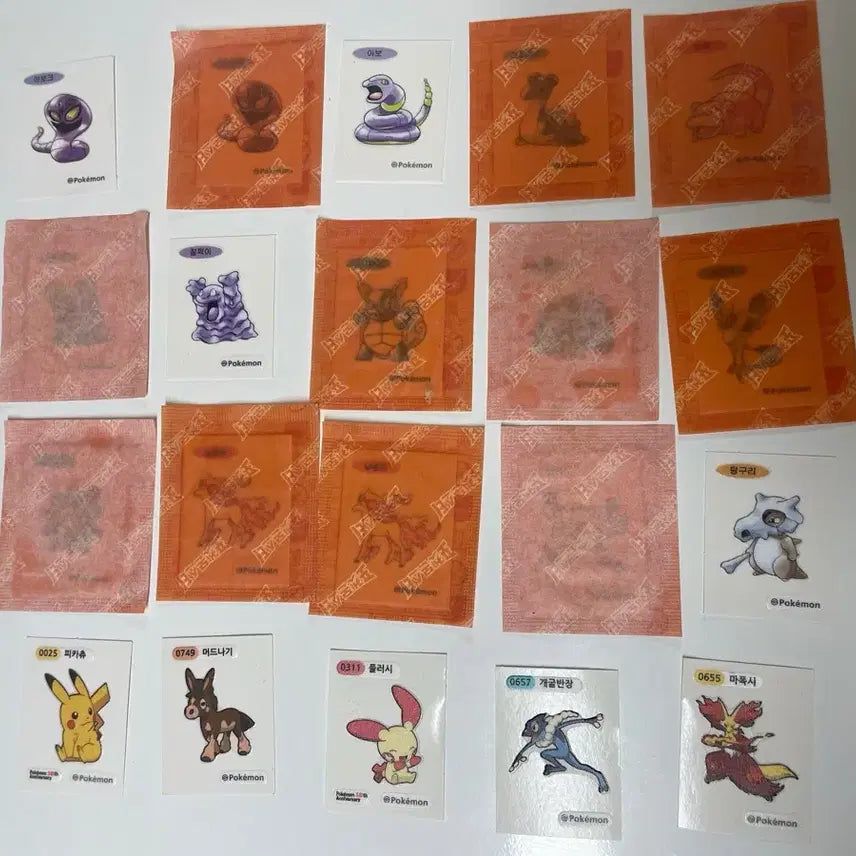[BUNJANG] Pokemon 30th Anniversary Sealed Sticker Collection / 포켓몬스터 30주년 미개봉 띠부씰 판매합니다