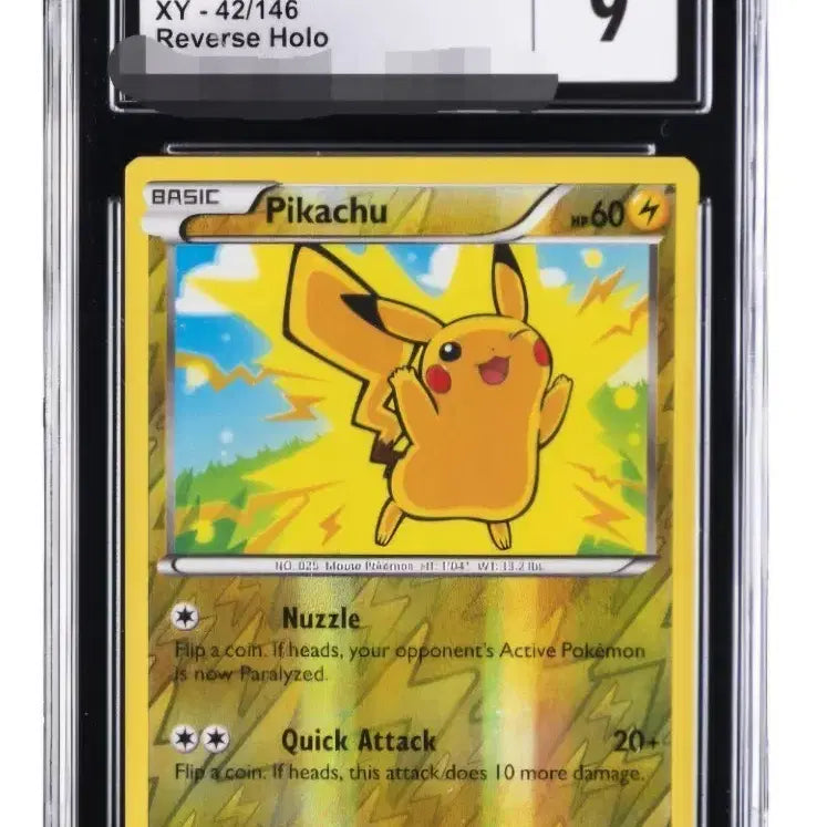 [BUNJANG] Pokemon XY 2014 Reverse Holo Pikachu Trading Card CGC 9 / 포켓몬카드 2014 Pokemon XY Reverse Holo 피카츄