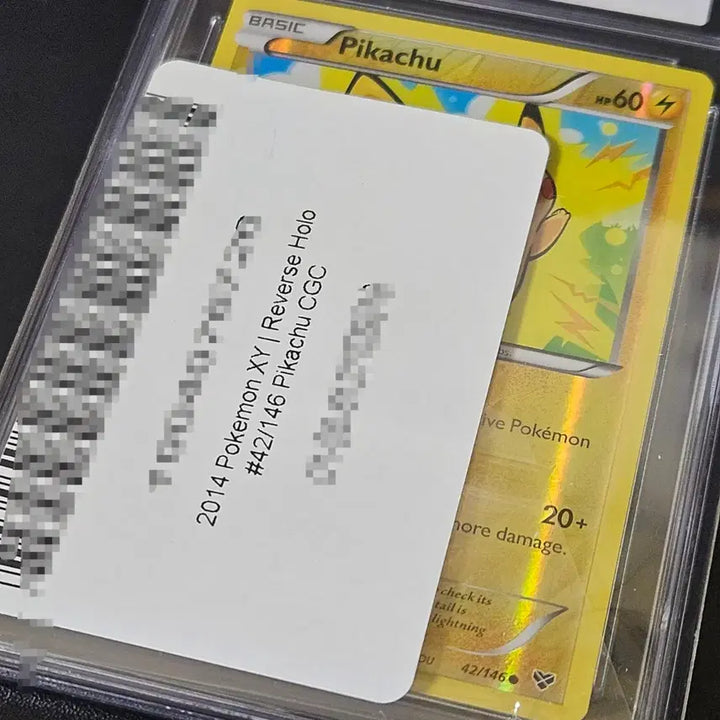 [BUNJANG] Pokemon XY 2014 Reverse Holo Pikachu Trading Card CGC 9 / 포켓몬카드 2014 Pokemon XY Reverse Holo 피카츄