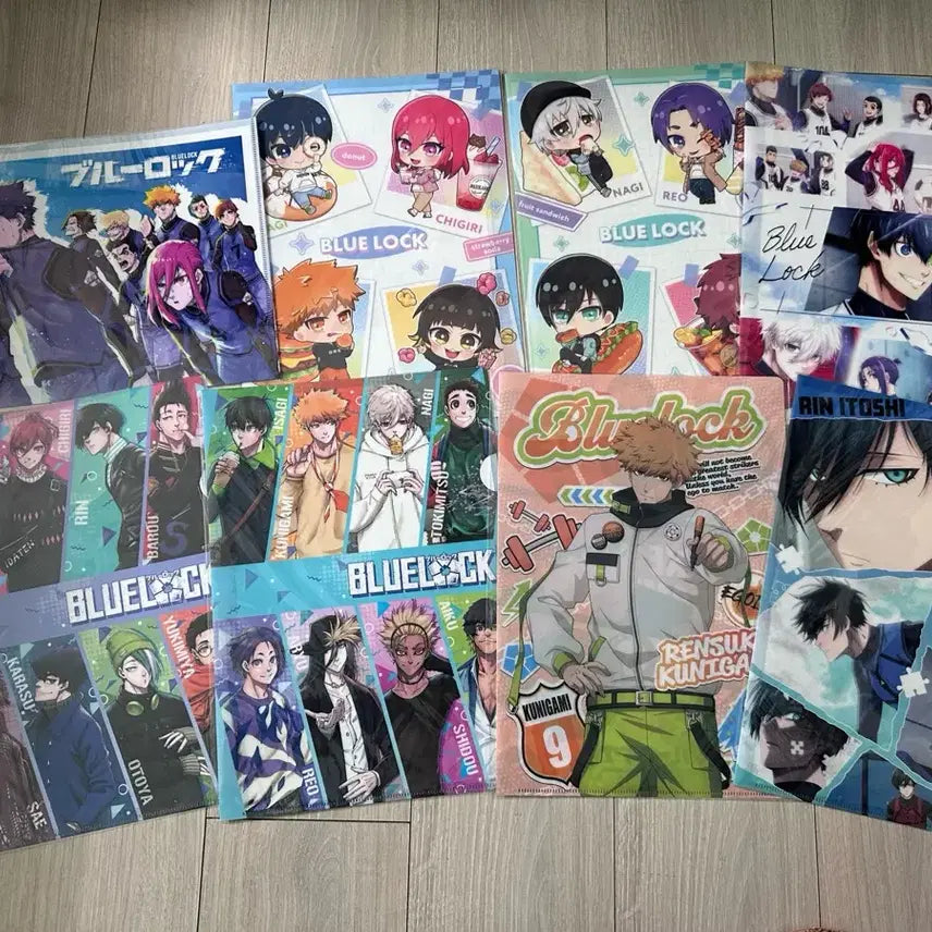 [BUNJANG] Blue Lock Clear File / 7월 상품 정리 할인가 블루록 클리어파일