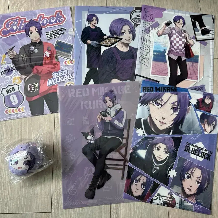 [BUNJANG] Blue Lock Mikage Reo Clear File / 7월 상품 정리 할인가 블루록 미카게 레오 클리어파일