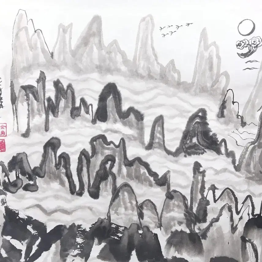 [BUNJANG] Sukhwa Landscape Painting (&