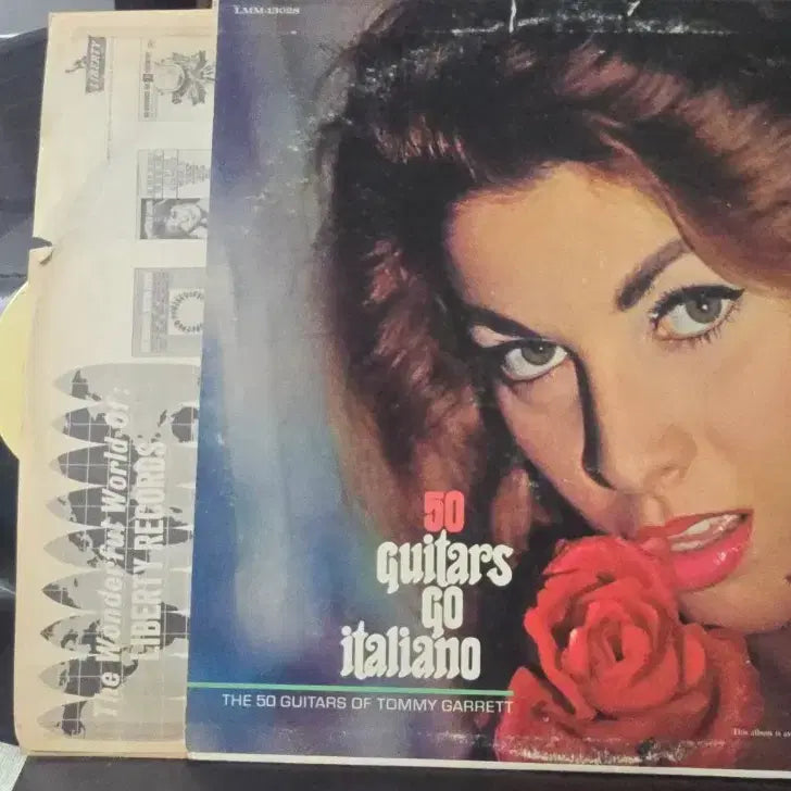 [BUNJANG] Tommy Garrette 50 Guitars Go Italiano LP USA / Tommy Garrette_50Guitars_Italiano_LP USA