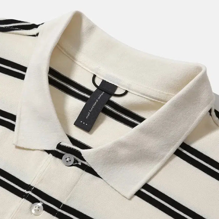 [SOLD OUT] [3]모이프 와이드 폴로 롱슬리브 화이트