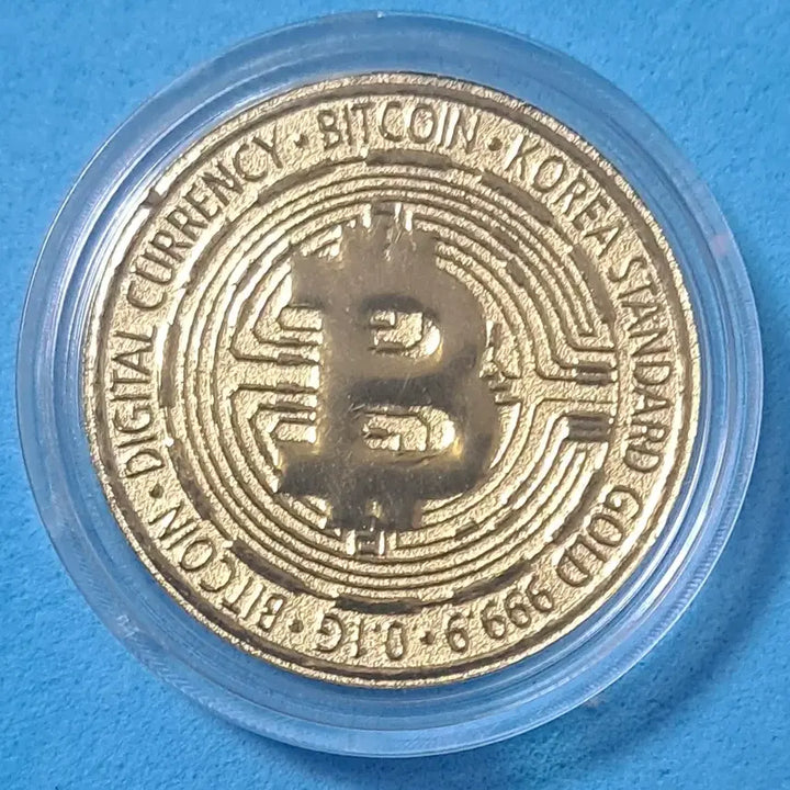 [BUNJANG] Koreamint Bitcoin Gold Coin 0.1g / 한국표준금거래소제작 비트코인 골드 코인 0.1g