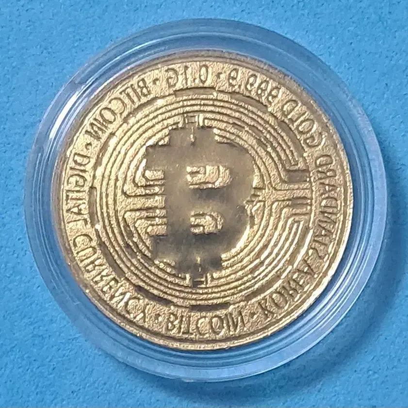 [BUNJANG] Koreamint Bitcoin Gold Coin 0.1g / 한국표준금거래소제작 비트코인 골드 코인 0.1g