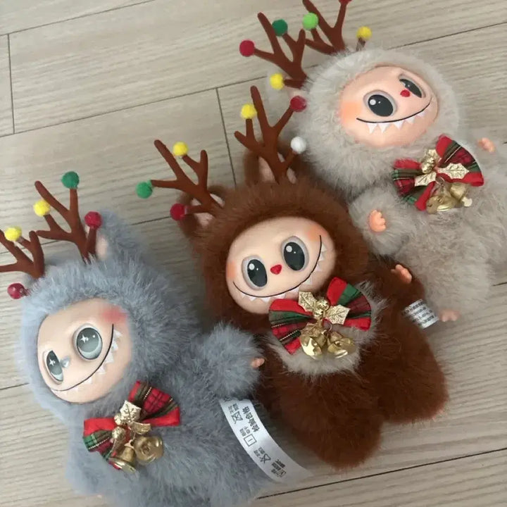 [BUNJANG] Labubu Rudolph Keychain Set / 라부부 루돌프 키링
