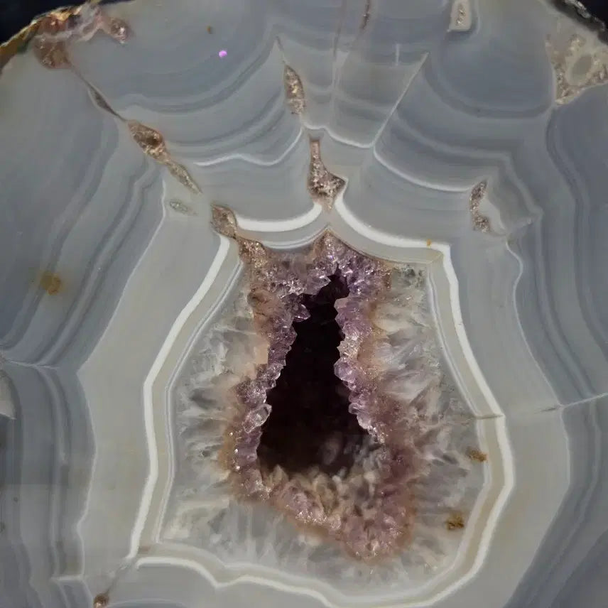 [BUNJANG] Large Natural Agate Geode Interior Decor (20*20*5cm) / 아게이트 천연원석 인테리어 소품(20*20*5)대형
