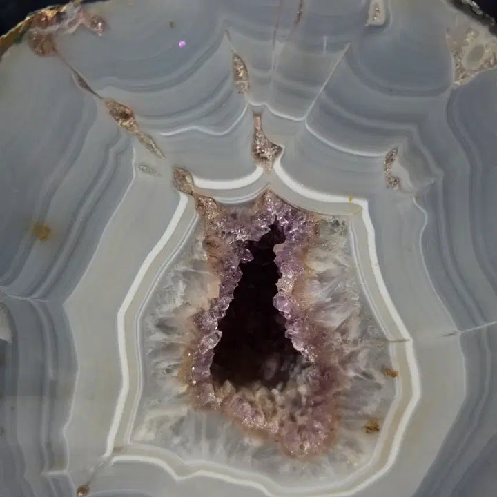 [BUNJANG] Large Natural Agate Geode Interior Decor (20*20*5cm) / 아게이트 천연원석 인테리어 소품(20*20*5)대형