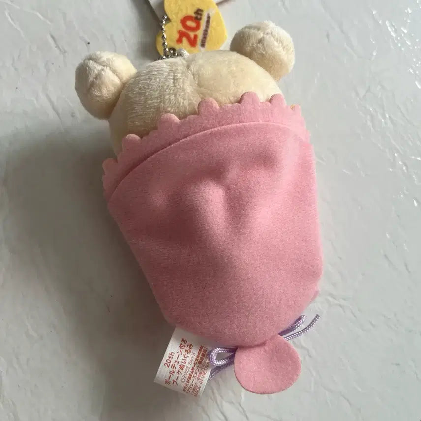 [BUNJANG] Rilakkuma Korilakkuma 20th Anniversary Flower Bouquet Doll Keychain / 리락쿠마 코리락쿠마 20주년 꽃다발 인형 키링