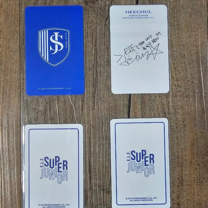 [BUNJANG] Super Junior Heechul Membership Kit Photocard Bundle Set / 4장일괄) 슈퍼주니어 멤버쉽키트 포카 희철세트 판매 양도합니다
