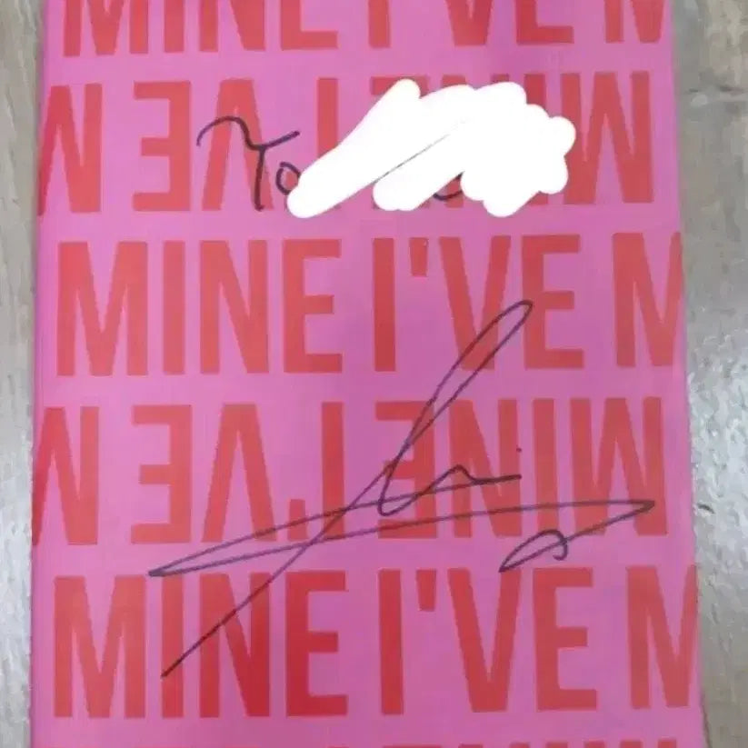 [BUNJANG] IVE Liz I'VE MINE Album Signed Album / 탈덕급처)아이브 리즈 I'VE MINE 앨범 친필 사인 싸인앨범 사인앨범