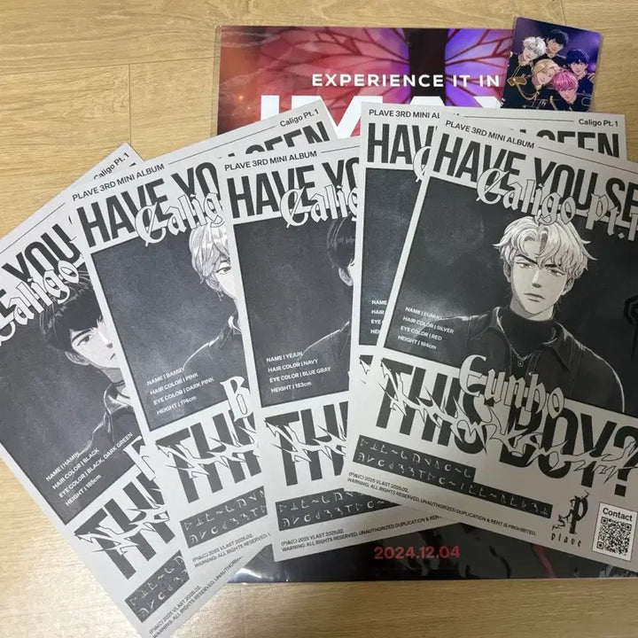 [BUNJANG] PLAVE CGV Poster Bundle Set / 플레이브 cgv포스터 일틈 수배지 포스터 일괄 판매합니다