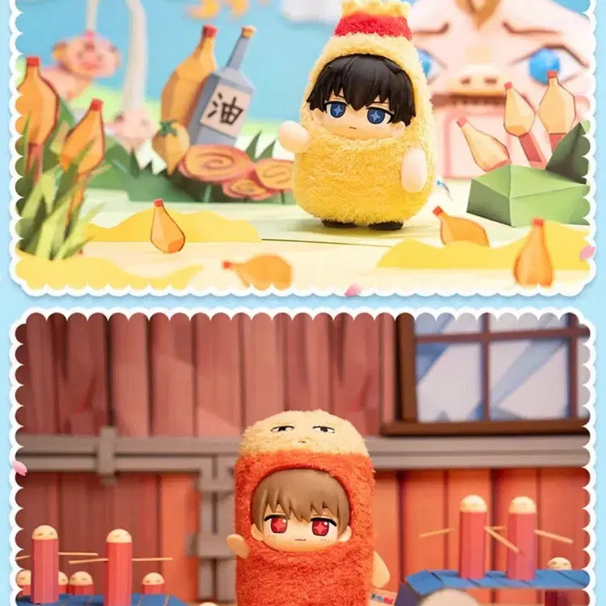 [BUNJANG] Gintama Sougo Kagura Hijikata Plush Doll Set / 은혼 소프누이 소고 히지카타 교환