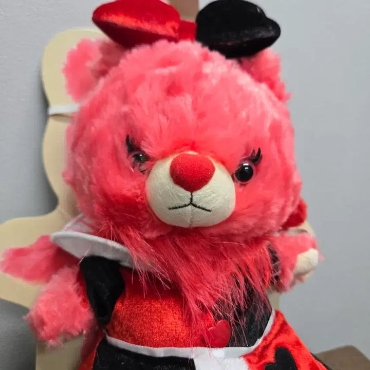 [BUNJANG] Disney UniBEARsity Alice in Wonderland Queen Costume Set / 디즈니 유니베어 인형+코스튬 세트 이상한나라의앨리스 퀸