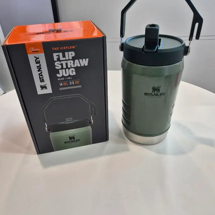 [BUNJANG] Stanley IceFlow Flip Straw Jug 1.18L Unsealed Green / 스탠리 아이스플로우 플립 스크로우 저그 1.18L 미개봉 새상품입니다.