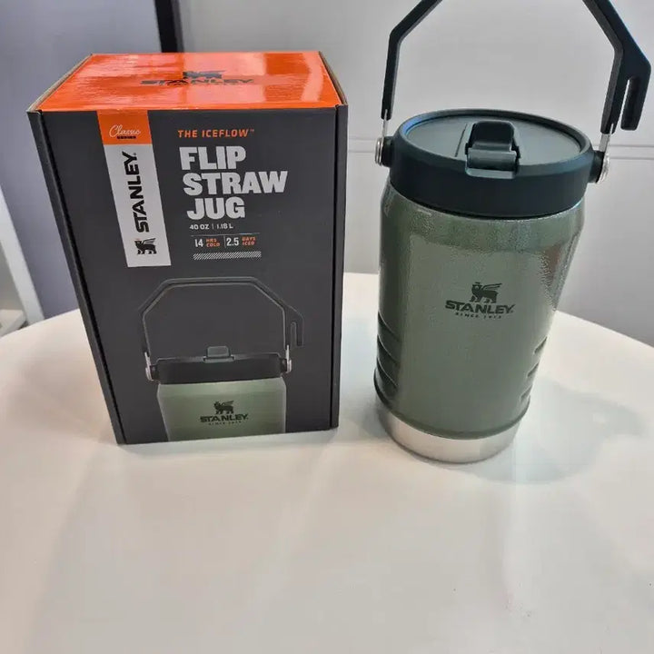 [BUNJANG] Stanley IceFlow Flip Straw Jug 1.18L Unsealed Green / 스탠리 아이스플로우 플립 스크로우 저그 1.18L 미개봉 새상품입니다.