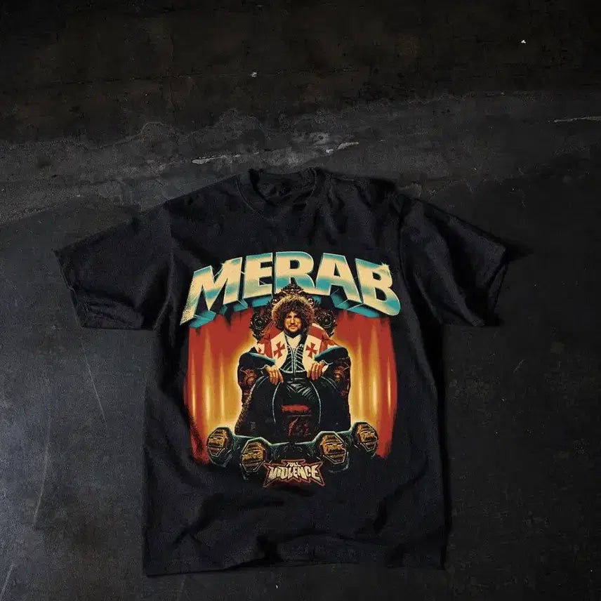[BUNJANG] Full Violence Merab Official Short-Sleeve T-Shirt XL / Full violence 메랍 공식 반팔 굿즈 XL