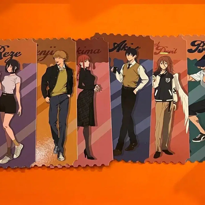 [BUNJANG] Chainsaw Man Collaboration Cafe Exclusive Goods Full Set / 체인소맨 콜라보 카페 특전 전종