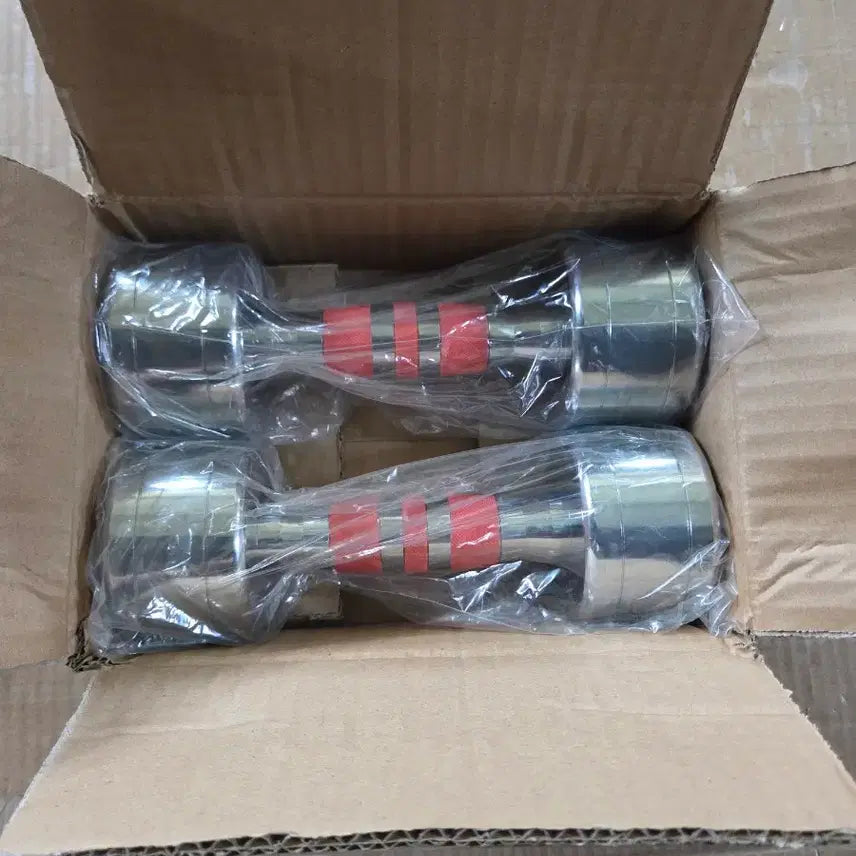 [BUNJANG] Chrome Plated Dumbbells 4kg Set (2 pcs) / 크롬도금아령 4kg 한세트(2개) 판매합니다.
